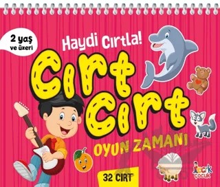 Cırt Cırt Oyun Zamanı – Kolektif – Bıcırık Yayınları kitap kapağı
