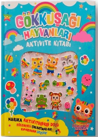 Gökkuşağı Hayvanları Aktivite Kitabı – Kolektif – Yumurcak Yayınları kitap kapağı