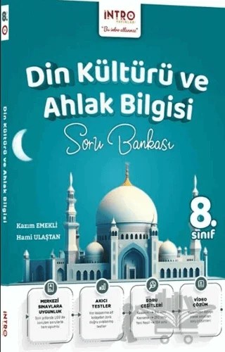 İntro Yayınları 8. Sınıf Din Kültürü ve Ahlak Bilgisi Soru Bankası – Kolektif – İntro Yayınları kitap kapağı