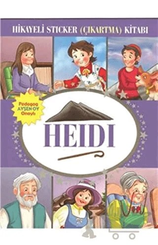 Hikayeli Sticker (Çıkartma) Kitabı - Heidi – Kolektif – Çocuk Gezegeni kitap kapağı