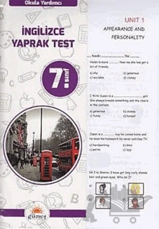 7. Sınıf Okula Yardımcı İngilizce Yaprak Test – Kolektif – Güneş Yayın Dağıtım kitap kapağı