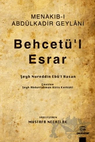 Behcetü’l Esrar – Şeyh Nureddin Ebu'l Hasan – Onur Kitap kitap kapağı