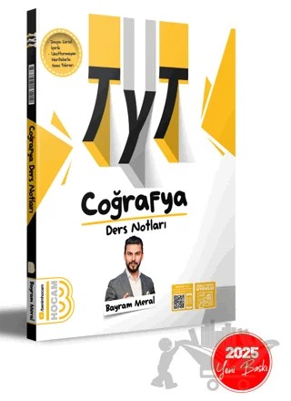2025 TYT Coğrafya Ders Notları – Bayram Meral – Benim Hocam Yayınları kitap kapağı
