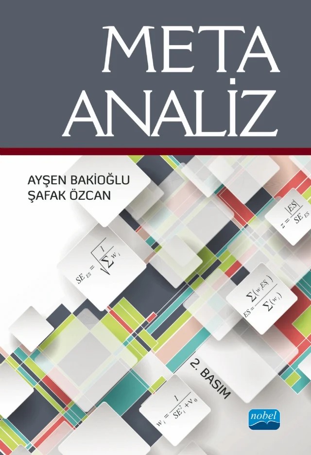 Meta-Analiz – Ayşen Bakioğlu, Şafak Özcan – Nobel Akademik Yayıncılık kitap kapağı