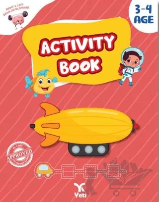 3-4 Age Activity Book – Kolektif – Yeti Kitap kitap kapağı