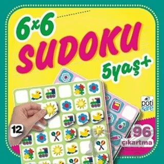 6x6 Sudoku (12) – Kolektif – Pötikare Yayıncılık kitap kapağı