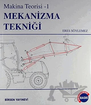 Mekanizma Tekniği - Makina Teorisi 1 – Eres Söylemez – Birsen Yayınevi kitap kapağı