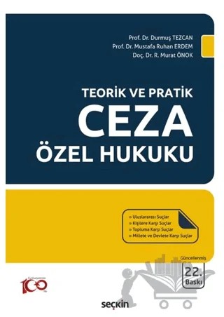 Teorik ve Pratik Ceza Özel Hukuku – Durmuş Tezcan, Mustafa Ruhan Erdem, Rıfat Murat Önok – Seçkin Yayıncılık kitap kapağı