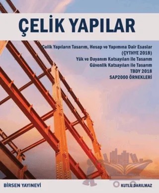 Çelik Yapılar – Kutlu Darılmaz – Birsen Yayınevi kitap kapağı