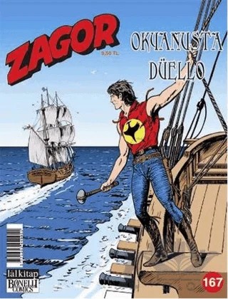 Zagor Sayı: 167 - Okyanusta Düello – Lal Kitap kitap kapağı