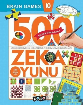 500 Zeka Oyunu – Kolektif – Pogo Çocuk kitap kapağı