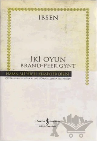 İki Oyun – Henrik Ibsen – İş Bankası Kültür Yayınları kitap kapağı