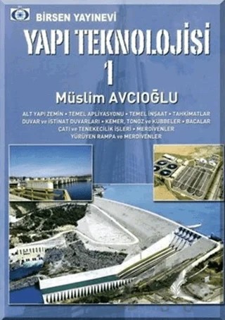 Yapı Teknolojisi 1 – Müslim Avcıoğlu – Birsen Yayınevi kitap kapağı