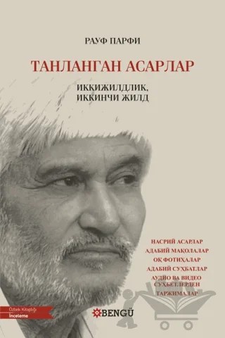 танланган асарлар Seçilmiş Eserler шеърлар – Rauf Parfi – Bengü Yayınları kitap kapağı