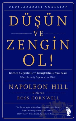 Düşün ve Zengin Ol! – Napoleon Hill, Ross Cornwell – Nemesis Kitap kitap kapağı