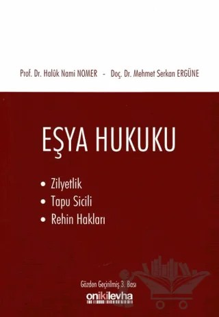 Eşya hukuku – Haluk Nami Nomer, Mehmet Serkan Ergüne – On İki Levha Yayınları kitap kapağı