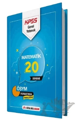 KPSS Genel Yetenek Matematik Tamamı Çözümlü 20 Deneme – Kolektif – Dijital Hoca kitap kapağı