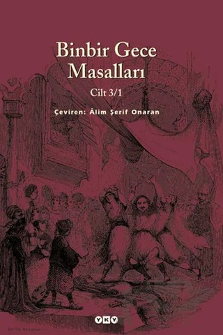 Binbir Gece Masalları Cilt 3/1 – Anonim – Yapı Kredi Yayınları kitap kapağı