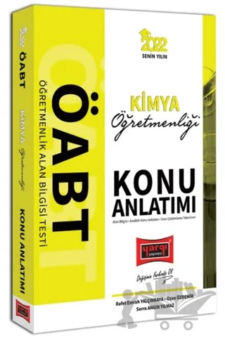 2022 ÖABT Kimya Öğretmenliği Konu Anlatımı – Kolektif – Yargı Yayınevi kitap kapağı