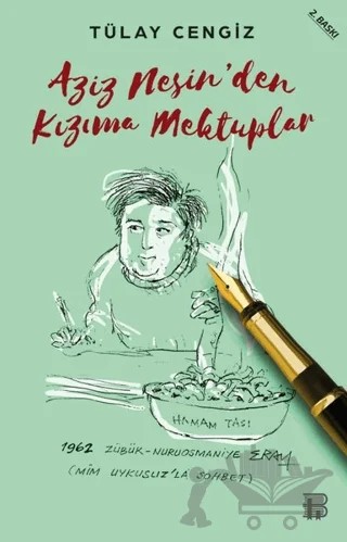 Aziz Nesin’den Kızıma Mektuplar – Tülay Cengiz – Kültürkent Kuledibi Yayınları kitap kapağı
