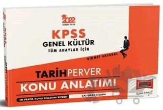2022 KPSS Genel Kültür Tüm Adaylar İçin TarihPerver Konu Anlatımı – Hikmet Aksakal – Yargı Yayınevi kitap kapağı