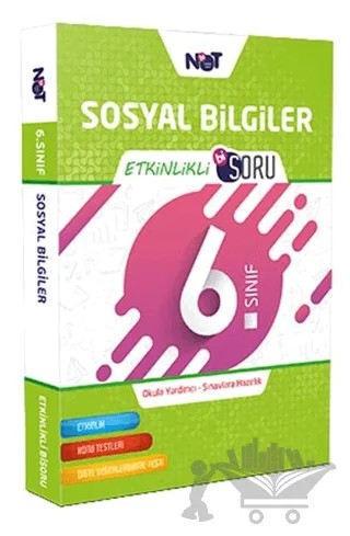 6. Sınıf - Sosyal Bilgiler - Etkinlikli Bi Soru – Kolektif – Bi Not Yayınları kitap kapağı