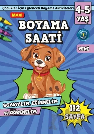 Maxi Boyama Saati 10 – İlhan Arlı – Maxi Yayıncılık kitap kapağı