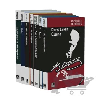 Atatürk'ün Kaleminden Seti (7 Kitap Takım) – Mustafa Kemal Atatürk – Kaynak Yayınları kitap kapağı