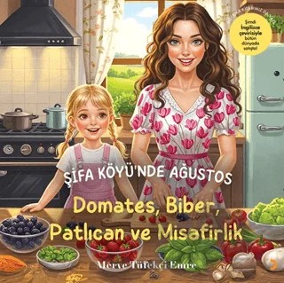 Şifa Köyü’nde Ağustos – Domates, Biber, Patlıcan ve Misafirlik – Merve Tüfekçi Emre – Cinius Yayınları kitap kapağı