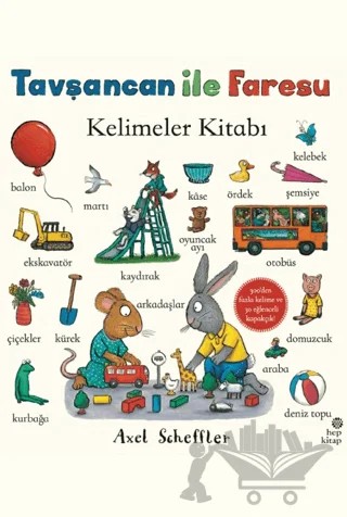 Tavşancan ile Faresu - Kelimeler Kitabı – Axel Scheffler – Hep Kitap kitap kapağı