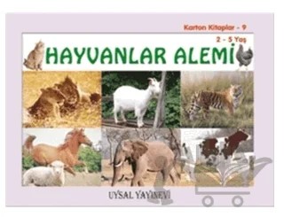 Karton Kitaplar 9 - Hayvanlar Alemi – Mürşide Uysal – Uysal Yayınevi kitap kapağı