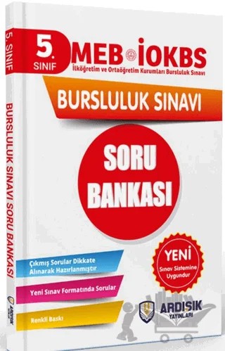 5. Sınıf Bursluluk Sınavı Soru Bankası – Kolektif – Ardışık Yayınları kitap kapağı