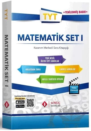 TYT Matematik Set 1 Kazanım Merkezli Soru Kitapçığı – Kolektif – Sonuç Yayınları kitap kapağı