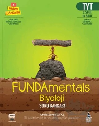 TYT Fundamentals Biyoloji Soru Bankası – Funda Zehra Ayaz – Tonguç Akademi kitap kapağı