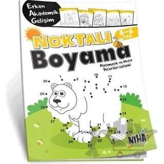 Noktalı Boyama 5-6 Yaş – Kolektif – Niha Çocuk kitap kapağı