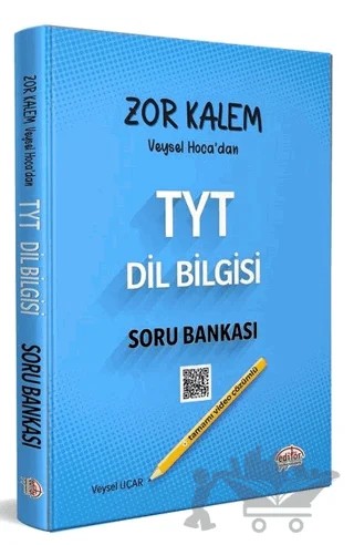TYT Zor Kalem Veysel Hoca’dan Dil Bilgisi Soru Bankası Tamamı Video Çözümlü – Veysel Uçar – Editör Yayınevi kitap kapağı