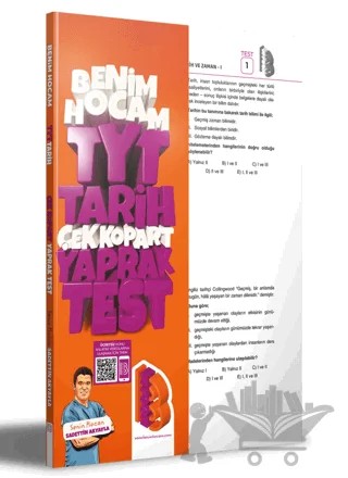 TYT Tarih Çek Kopar Yaprak Test – Sadettin Akyayla – Benim Hocam Yayınları kitap kapağı