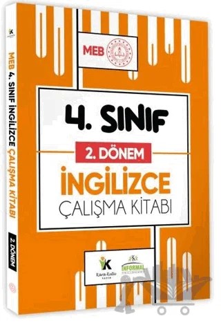2025 MEB ÖDM İlkokul 4. Sınıf İngilizce 2. Dönem Çalışma Kitabı Alıştırmalı / Etkinlikli Soru Bankası – Kolektif – Karakutu Yayın kitap kapağı