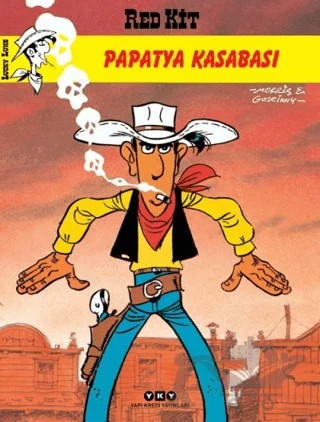 Red Kit Sayı: 24 Papatya Kasabası – Morris – Yapı Kredi Yayınları kitap kapağı