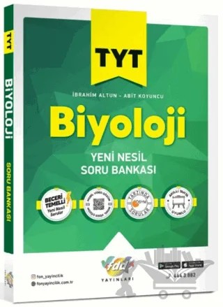 2022 TYT Biyoloji Soru Bankası – İbrahim Altun, Abit Koyuncu – Fdd Yayınları kitap kapağı