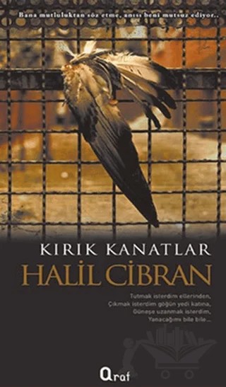 Kırık Kanatlar – Halil Cibran – Araf Yayınları kitap kapağı