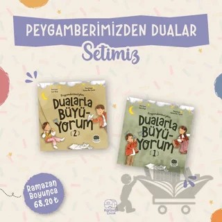 Peygamberimizden Dualar Seti - 2 Kitap – Sait Köşk – Karavan Çocuk Yayınları kitap kapağı