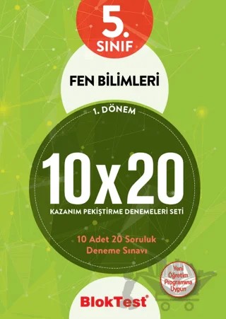 5. Sınıf 1. Dönem Fen Bilimleri 10x20 Kazanım Pekiştirme Denemeleri Seti – Kolektif – Tudem Yayınları - Bayilik kitap kapağı
