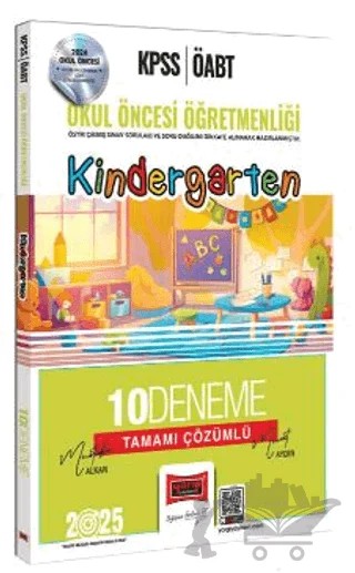 2025 ÖABT Okul Öncesi Öğretmenliği Tamamı Çözümlü Kindergarten 10 Deneme – Kolektif – Yargı Yayınevi kitap kapağı
