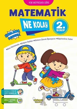 2.Sınıf Matematik Ne Kolay – Ekrem Aytar – Selimer Yayınları kitap kapağı