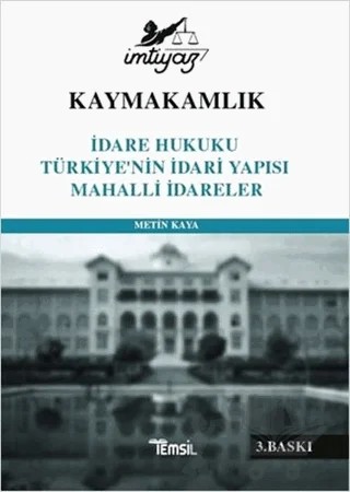 İmtiyaz - Kaymakamlık – Metin Kaya – Temsil Kitap kitap kapağı
