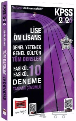 2026 KPSS GK-GY Lise Ön Lisans Tüm Dersler Fasikül Fasikül Tamamı Çözümlü 10 Deneme – Kollektif – Yargı Yayınevi kitap kapağı