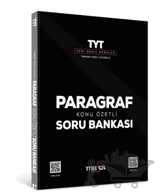 2025 TYT Paragraf Konu Özetli Yeni Nesil Soru Bankası Tamamı Video Çözümlü – Kolektif – Marka Yayınları kitap kapağı