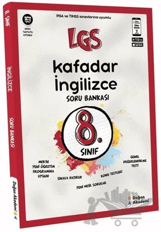 8. Sınıf LGS Kafadar İngilizce Soru Bankası – Kolektif – Doğan Akademi kitap kapağı