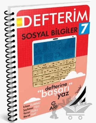 7. Sınıf Akıllı Sosyal Bilgiler Defteri – Erkan İsanmaz, Şeyhmus Yüce – Arı Yayıncılık kitap kapağı